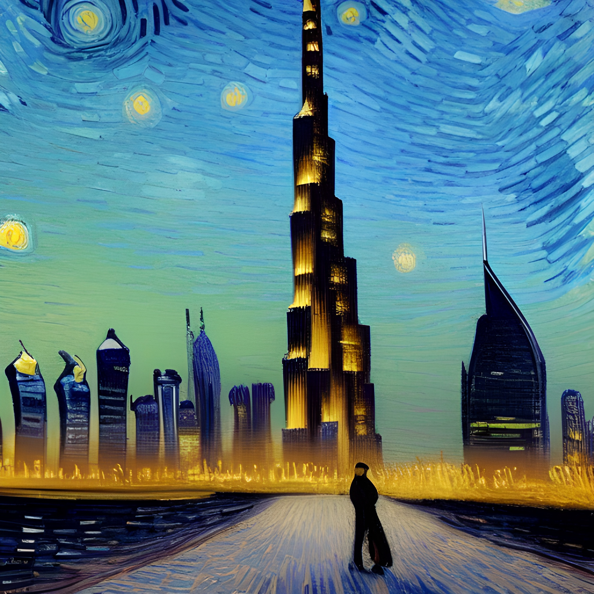 Dubai by Van Gogh eyes8